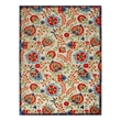 Pemberly Row Contemporary 12' x 15' Multicolor Fabric Farmhouse Area Rug