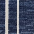 Pemberly Row 5' x Square Navy/Ivory Contemporary Indoor/Outdoor Rug