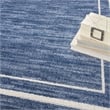 Pemberly Row 5' x Square Navy/Ivory Contemporary Indoor/Outdoor Rug