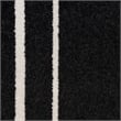 Pemberly Row 2' x 4' Black Ivory Contemporary Indoor/Outdoor Rug