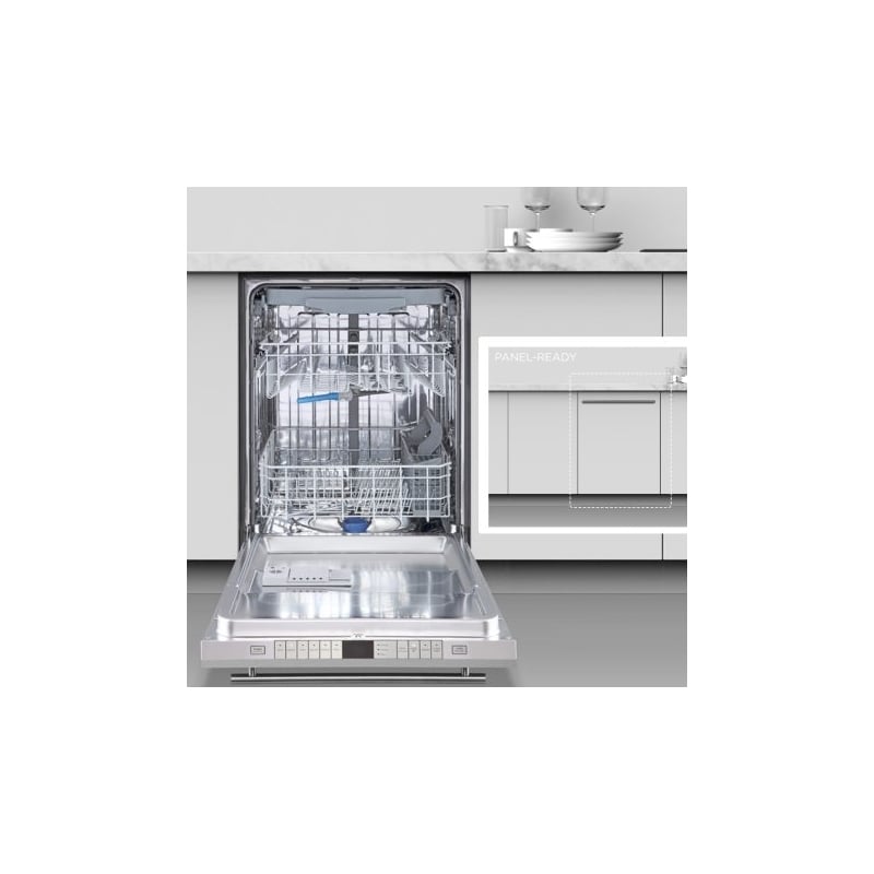 Pemberly Row 24 in. Stainless Steel Top Control Dishwasher Panel Ready