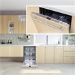 Pemberly Row 24 in. Stainless Steel Top Control Dishwasher Panel Ready