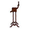 Pemberly Row Contemporary Clothing Valet Stand - Medium Brown