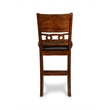 Pemberly Row Contemporary 5-Piece Transitional Wood Dining Set in Brown