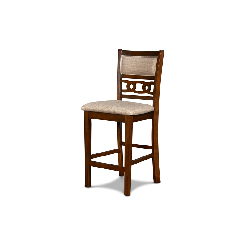 Pemberly Row Contemporary 5-Piece Transitional Wood Dining Set in Cherry