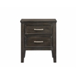 Pemberly Row 4-Piece Wood Cal King Bedroom Set with Nightstand in Nutmeg