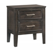 Pemberly Row 4-Piece Wood Cal King Bedroom Set with Nightstand in Nutmeg
