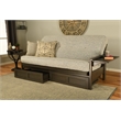Pemberly Row Sofa Sleeper Includes Storage and Canton Gray Mattress
