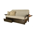 Pemberly Row Sofa Sleeper Includes Storage and Canton Gray Mattress