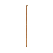 Pemberly Row King Coastal Solid Wood Panel Headboard in Light Toffee