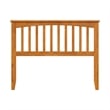 Pemberly Row Mission Full Wood Headboard in Light Toffee
