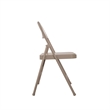 Pemberly Row All-Steel Folding Chair in Antique Linen (4-Pack)