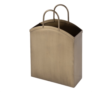 Pemberly Row Contemporary Rectangular Metal Magazine Basket - Metalworks