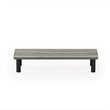 Pemberly Row Turn-N-Tube Wood Monitor Riser Stand in French Oak Gray/Black