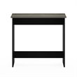 Pemberly Row Engineered Wood Simplistic Study Table in French Oak Gray/Black
