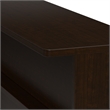 Pemberly Row 60W x 72D L-Shaped Reception Desk in Mocha Cherry - Engineered Wood