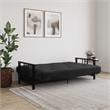 Pemberly Row Full Metal Arm Futon with 6