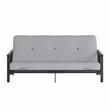 Pemberly Row Full Metal Arm Futon with 6