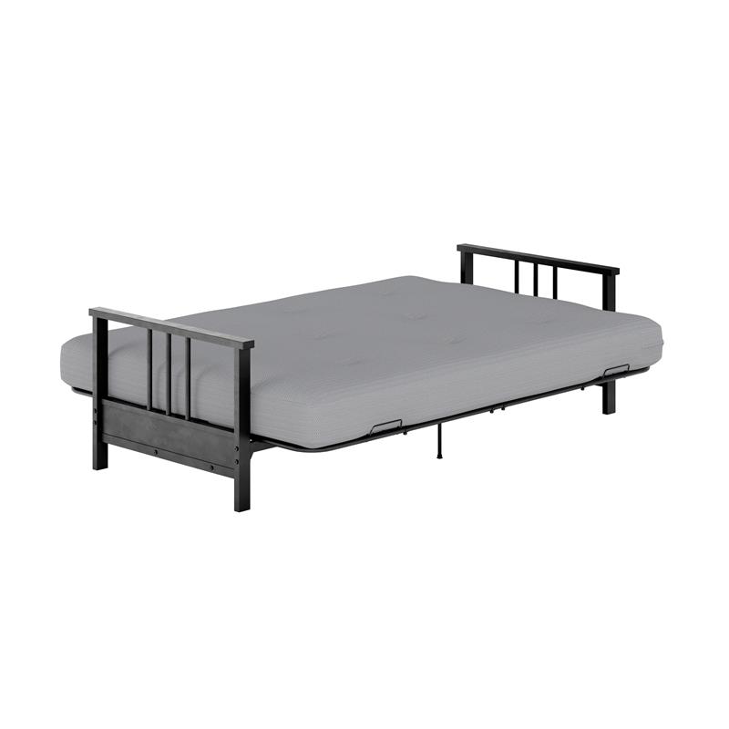 Pemberly Row Full Metal Arm Futon with 6