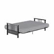 Pemberly Row Full Metal Arm Futon with 6