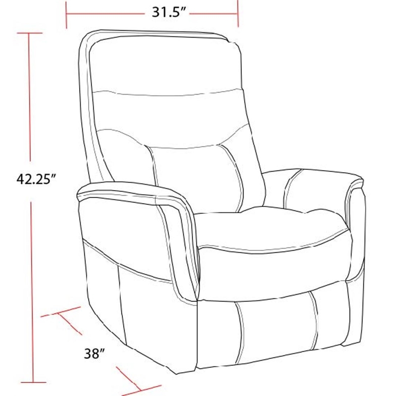 Pemberly Row Traditional Fabric Gray Swivel Glider Recliner (Two Pack)