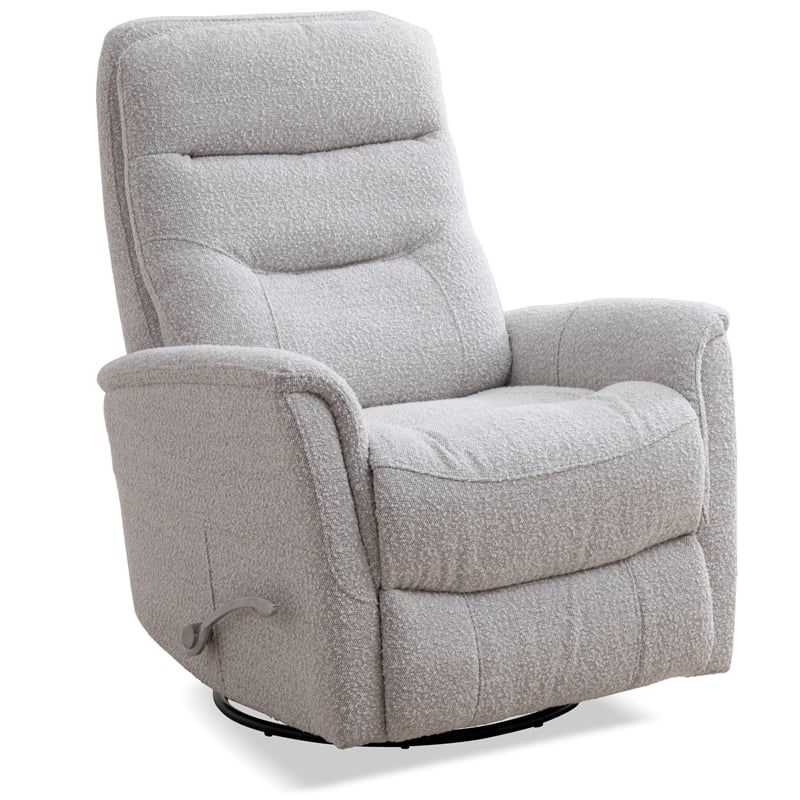 Pemberly Row Traditional Fabric Cream Swivel Glider Recliner (Two Pack)