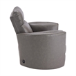 Pemberly Row Modern Leather Charcoal Power Swivel Glider Recliner (Two Pack)