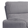 Pemberly Row Modern Mega Grey Fabric Power Swivel Glider Recliner (Two Pack)