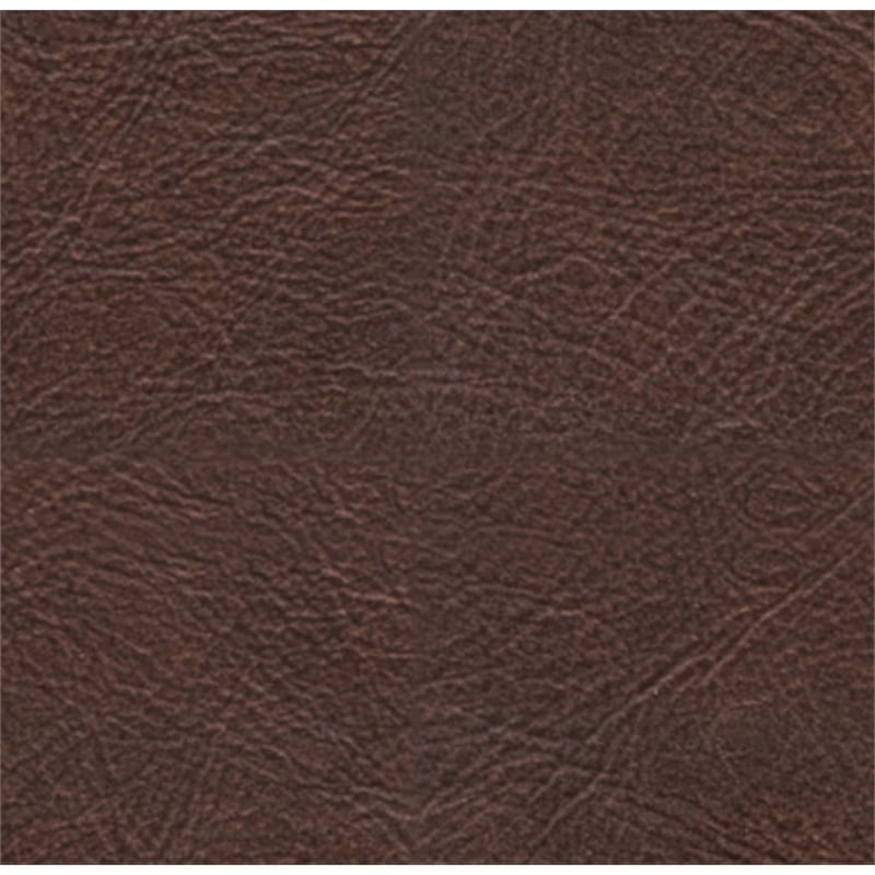 Pemberly Row Vintage Brown Italian Leather Swivel Club Chair (Two Pack)