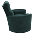 Pemberly Row Modern Blue Fabric Power Swivel Glider Recliner (Two Pack)
