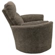 Pemberly Row Modern Brown Fabric Power Swivel Glider Recliner (Two Pack)
