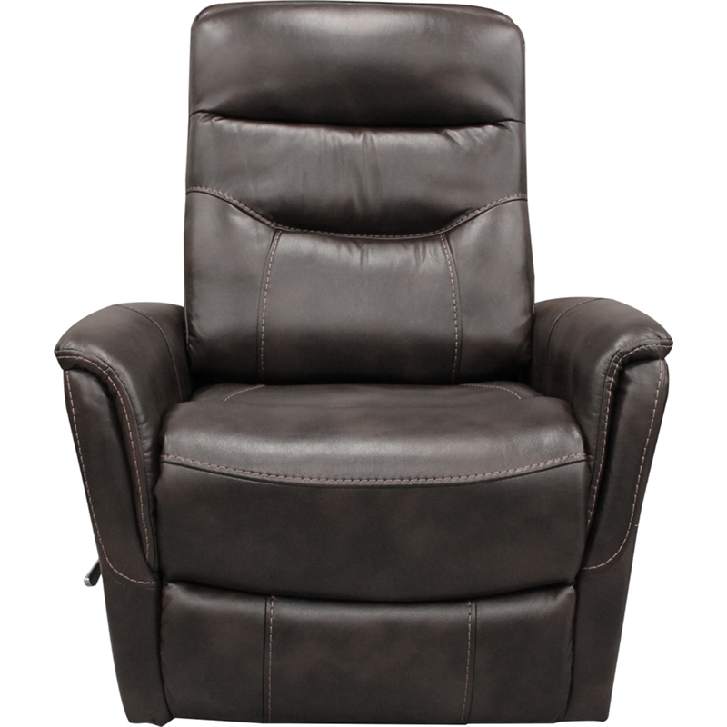 Pemberly Row Traditional Brown Fabric Swivel Glider Recliner (Two Pack)