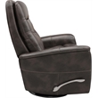 Pemberly Row Traditional Brown Fabric Swivel Glider Recliner (Two Pack)
