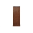 Pemberly Row Traditional 4-Drawers Wood Filing Cabinet Office Storage in Brown