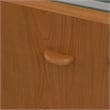 Pemberly Row 3-Drawers Mobile File Cabinet in Natural Cherry - Engineered Wood