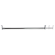 Pemberly Row Stainless Steel Adjustable Closet Rod in Polished Chrome