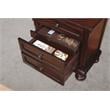 Pemberly Row 3-Drawers Traditional Wood Nightstands in Brown Cherry (Set of 2)