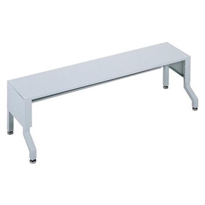 Pemberly Row Modern Metal Satellite Mail Station Base in Gray