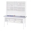 Pemberly Row Contemporary Laminated Wood Table Top in Gray Finish