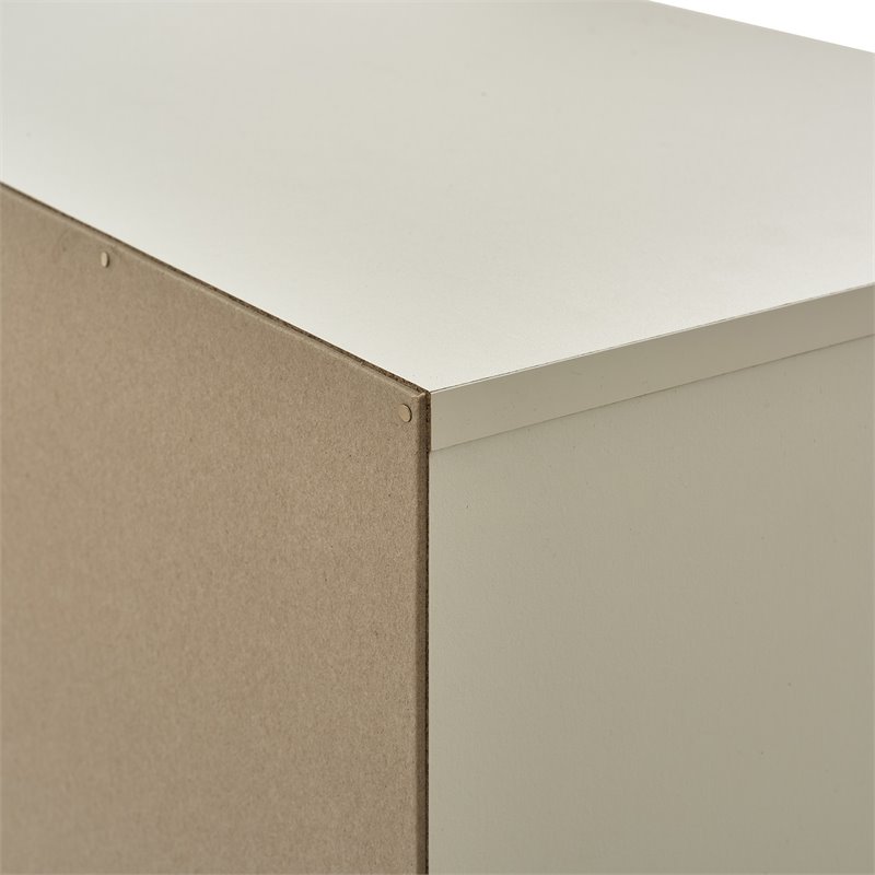 Pemberly Row Grey 16 Compartment Wood Adjustable File Organizer