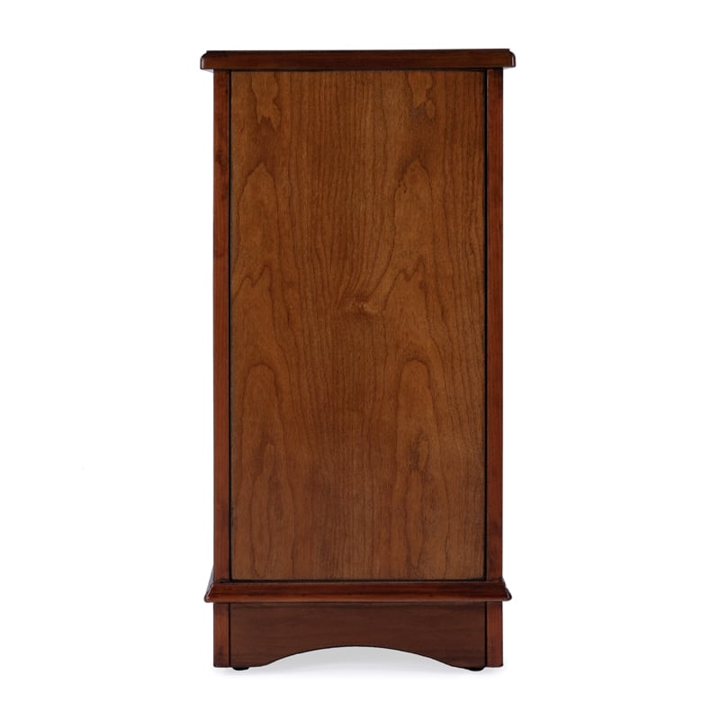 Pemberly Row Contemporary Cabinet End Table - Olive Ash Brown