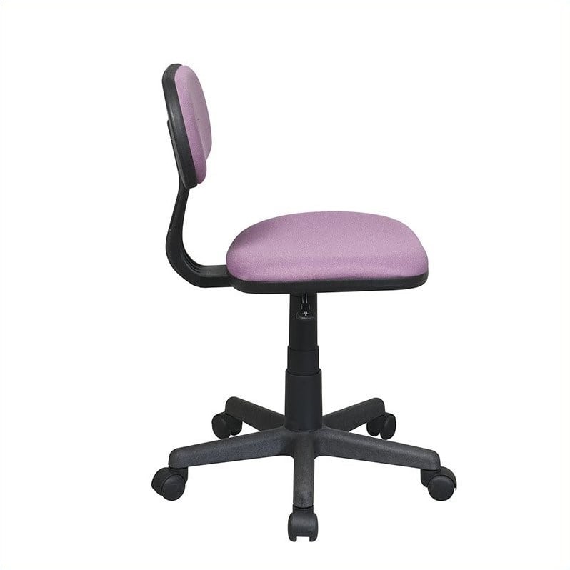 Pemberly Row Contemporary Student Task Chair in Purple Fabric