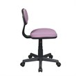 Pemberly Row Contemporary Student Task Chair in Purple Fabric