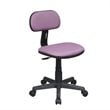 Pemberly Row Contemporary Student Task Chair in Purple Fabric