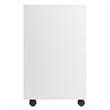 Pemberly Row 5-Drawer Transitional Wood Storage Cabinet in White