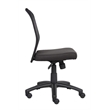 Pemberly Row Contemporary Mesh Task Office Chair in Black Finish