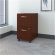 Pemberly Row 2 Drawer Mobile File Cabinet in Mahogany - Engineered