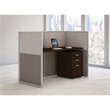Pemberly Row Contemporary 3-Drawer Mobile Filing Cabinet in Cherry