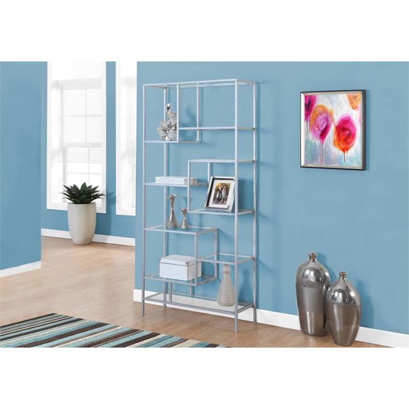 Pemberly Row Bookshelf Bookcase Etagere 72
