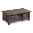 Pemberly Row Modern Lift-Top Coffee Table in Weathered Charcoal